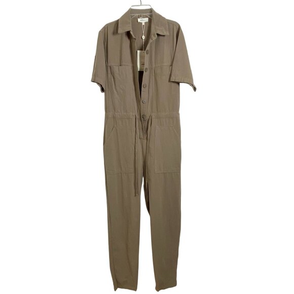 Bohme Celina Olive Jumpsuit Military Utility Cotton Size Small NWT  SB - Picture 2 of 13
